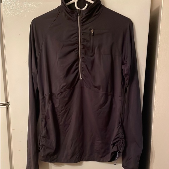 Athleta Jackets & Blazers - Athleta Large Lightweight Shirt Jacket with High Collar